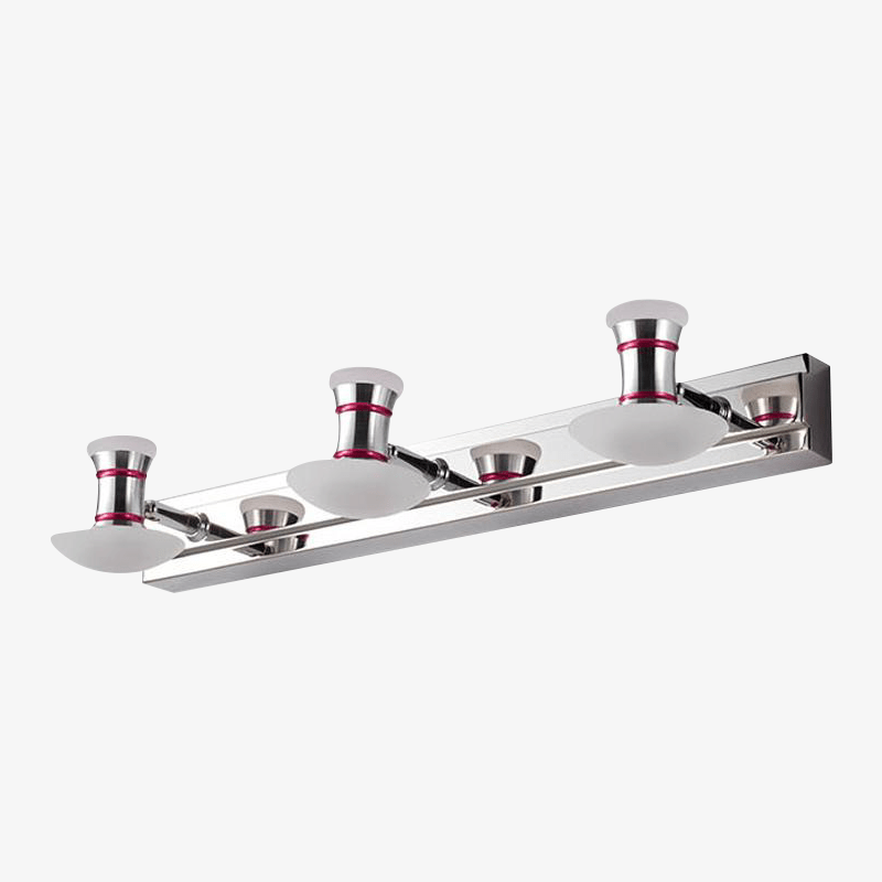 Applique murale LED chromée - Éclairage optimal pour tableau et salle de bain | Marco Lucetti 3 lampes - chromé