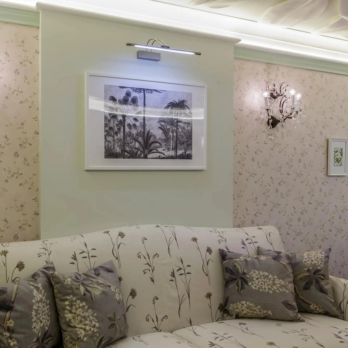 Applique murale LED chromée "Lumière Éclatante" | Marco Lucetti