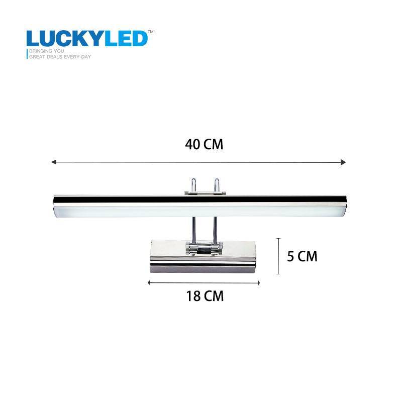 Applique murale LED chromée pour miroir et salle de bain Lucky | Marco Lucetti China