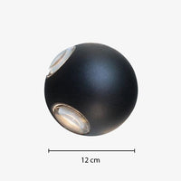 Applique murale LED circulaire d'extérieur Sammyjo | Marco Lucetti