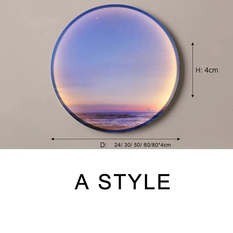 Applique murale LED Circulaires Décoration Ciel Étoilé Cosmique by Luminaria | Marco Lucetti UN / 80 cm / Lumière chaude pas de télécommande