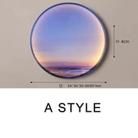 Applique murale LED Circulaires Décoration Ciel Étoilé Cosmique by Luminaria | Marco Lucetti UN / 80 cm / Lumière chaude pas de télécommande