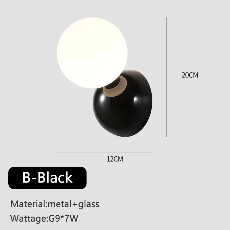 Applique murale LED Color Splash | Marco Lucetti B Noir