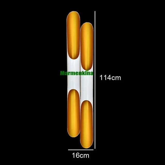 Applique Murale LED Coltrane 2 Lumières - Édition Spéciale | Marco Lucetti 16x114cm blanc / Sans ampoules