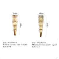 Applique Murale LED Conique en Verre Doina | Marco Lucetti