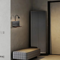 Applique murale LED connectée avec Interface USB et chargement sans fil | Marco Lucetti