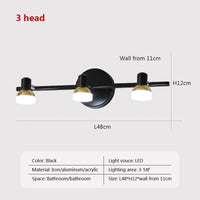 Applique murale LED contemporaine | Marco Lucetti Poules noires-3 / Blanc naturel