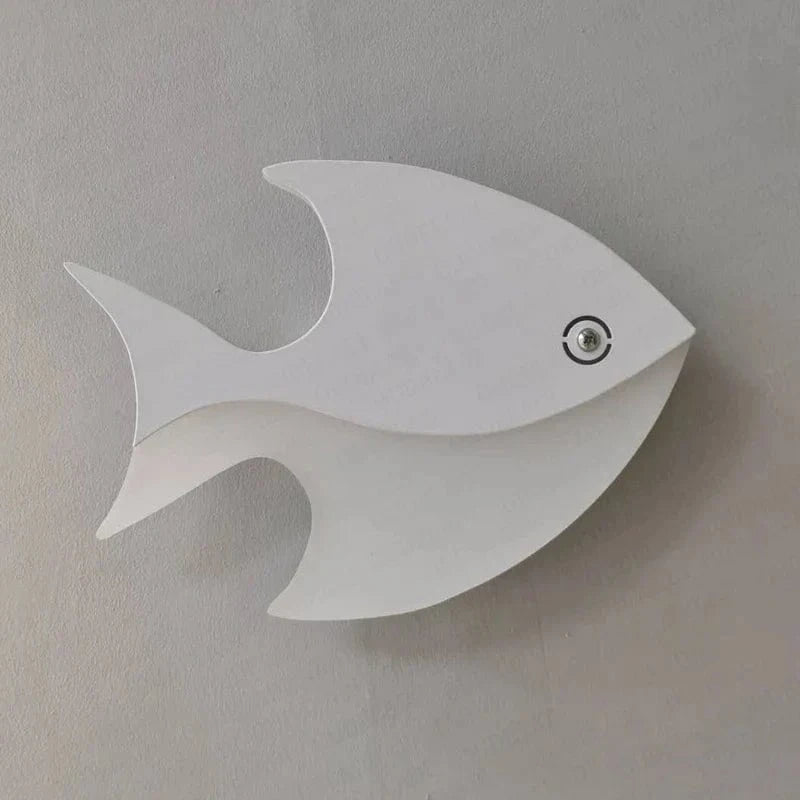 Applique Murale LED Créative en Acrylique Forme Poisson pour Enfants - Collection LuminaKids | Marco Lucetti