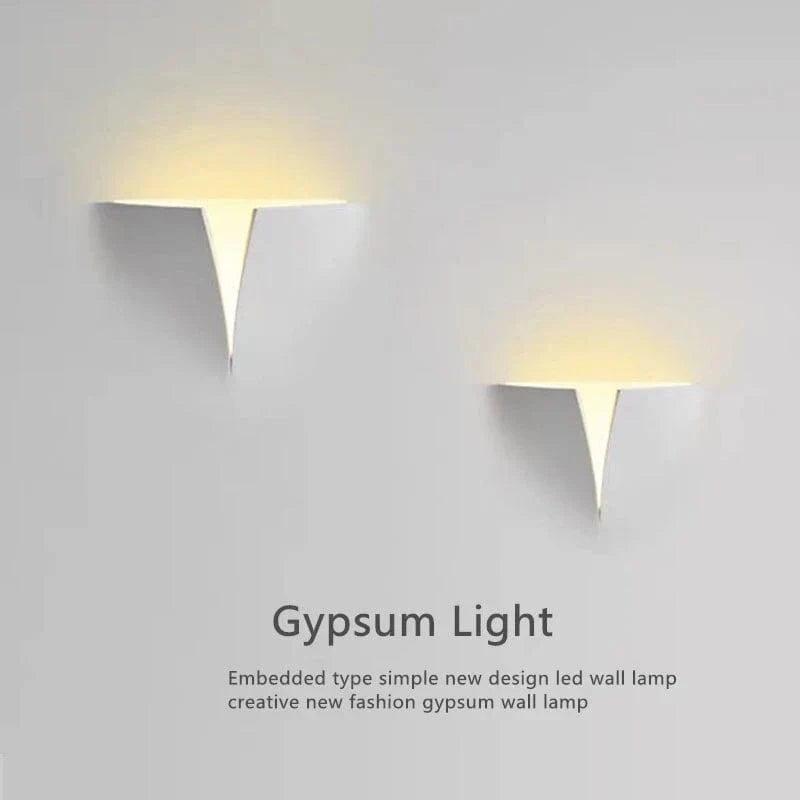 Applique murale LED Creative en Gypse pour Hôtel et Allée - Luxe et Élégance | Marco Lucetti
