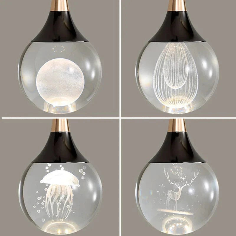 Applique murale LED Créative "Méduse Glow" | Marco Lucetti