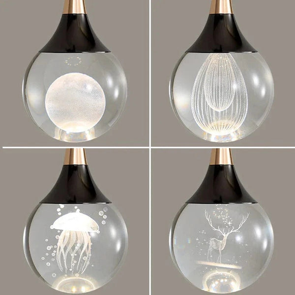 Applique murale LED Créative "Méduse Glow" | Marco Lucetti