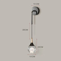 Applique murale LED Créative "Méduse Glow" | Marco Lucetti Style lune / Lumière 3 couleurs