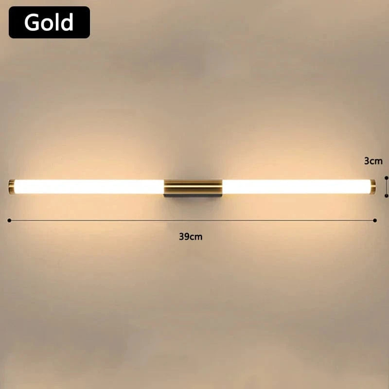 Applique murale LED Creative Nordic Lights | Marco Lucetti Or 39CM / CHINE / Blanc chaud (2700-3500K) | 9-12W