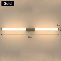 Applique murale LED Creative Nordic Lights | Marco Lucetti Or 39CM / CHINE / Blanc chaud (2700-3500K) | 9-12W