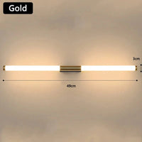 Applique murale LED Creative Nordic Lights | Marco Lucetti Or 49CM / CHINE / Blanc chaud (2700-3500K) | 9-12W