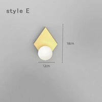 Applique Murale LED Créative pour Chevet Chambre Salon ~ | Marco Lucetti E or / Blanc chaud (2700-3500K) / 5W