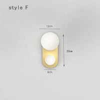 Applique Murale LED Créative pour Chevet Chambre Salon ~ | Marco Lucetti F or / Blanc chaud (2700-3500K) / 5W