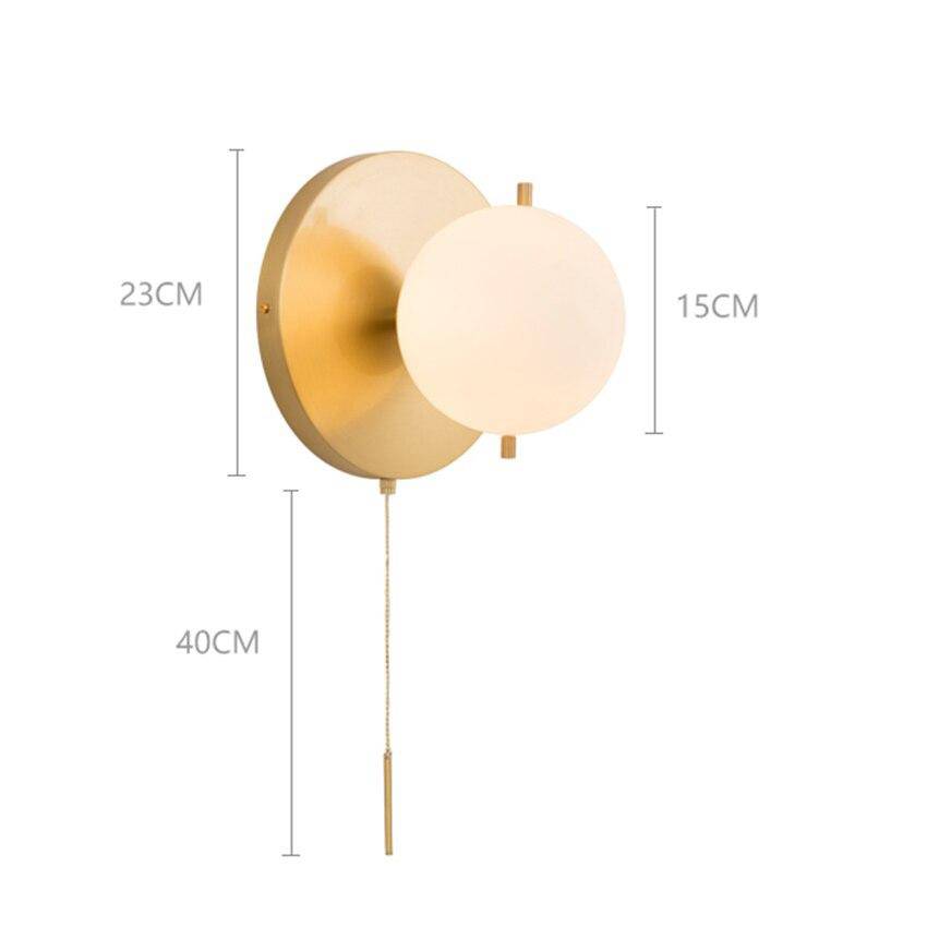 Applique murale LED Cristal Doré | Marco Lucetti Froide