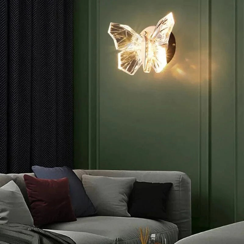 Applique murale LED Cristal Papillon Prestige | Marco Lucetti