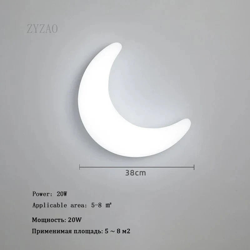 Applique murale LED Croissant Intérieur Élégant | Marco Lucetti 38 cm / Gradation à distance