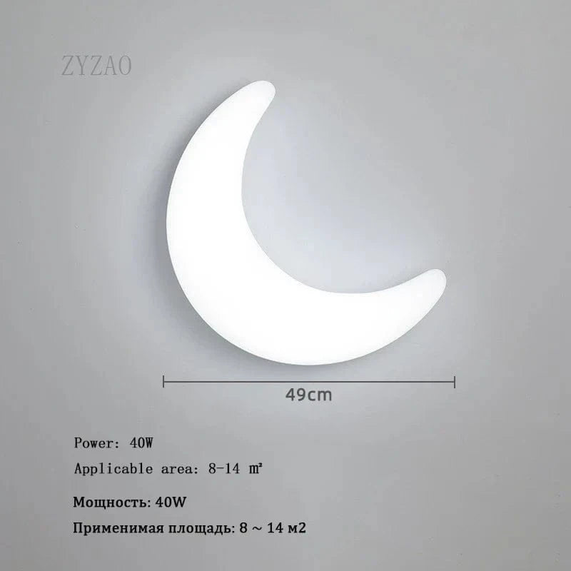 Applique murale LED Croissant Intérieur Élégant | Marco Lucetti 49 cm / Lumière chaude