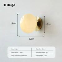 Applique murale LED Crystal Glow | Marco Lucetti LWL135B Beige / Blanc froid