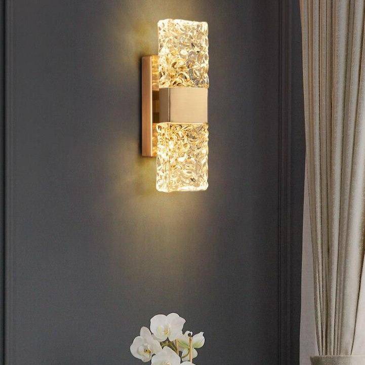 Applique murale LED Crystal Gold Loft | Marco Lucetti