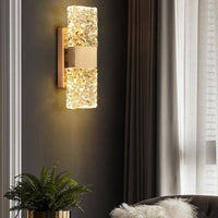 Applique murale LED Crystal Gold Loft | Marco Lucetti