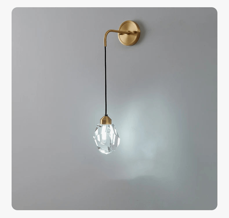 Applique murale LED Crystal Luxe - Élégance pour la décoration intérieure. | Marco Lucetti