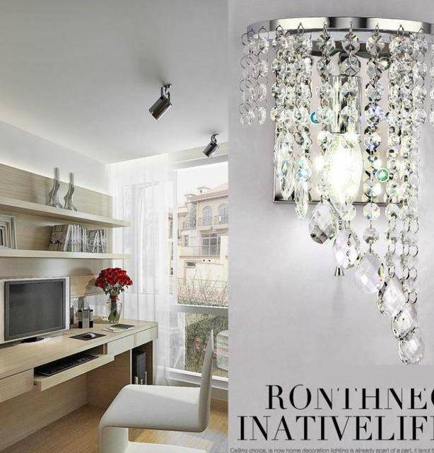 Applique murale LED Crystal Sconce | Marco Lucetti 1 lampe - Argenté