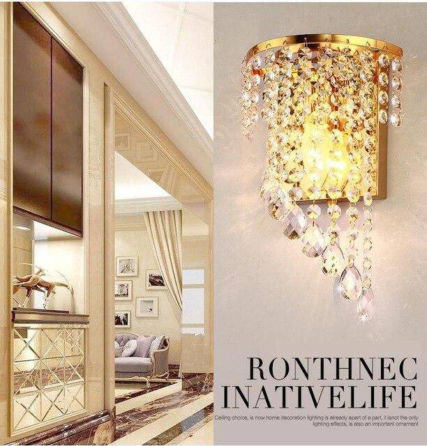 Applique murale LED Crystal Sconce | Marco Lucetti 1 lampe - Doré