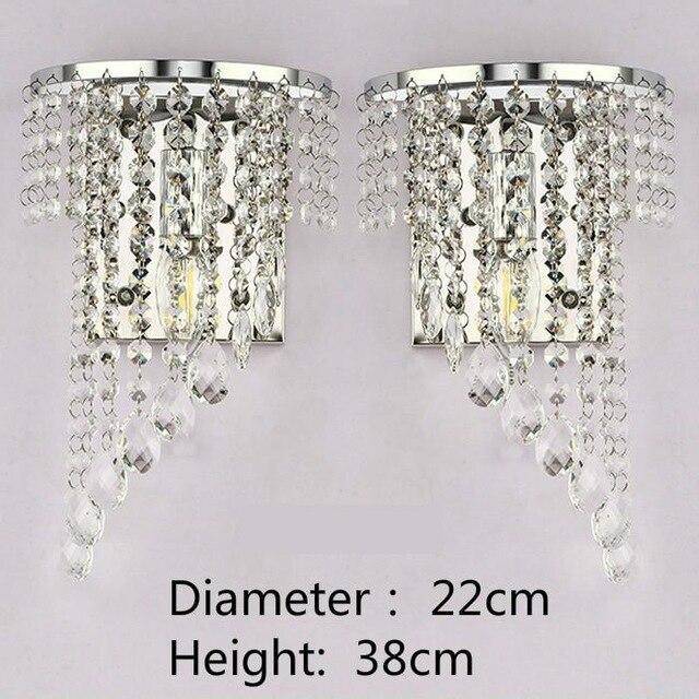 Applique murale LED Crystal Sconce | Marco Lucetti 2 lampes - Argenté