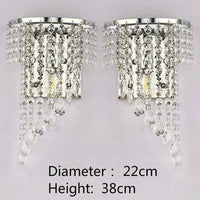 Applique murale LED Crystal Sconce | Marco Lucetti 2 lampes - Argenté