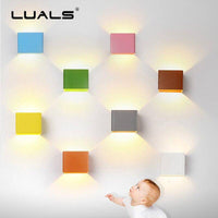 Applique murale LED Cube Coloré | Marco Lucetti