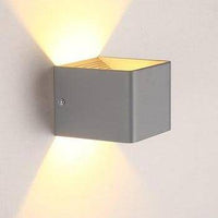 Applique murale LED Cube Coloré | Marco Lucetti Gris