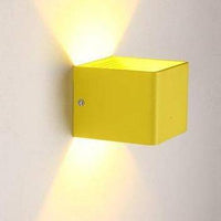 Applique murale LED Cube Coloré | Marco Lucetti Jaune