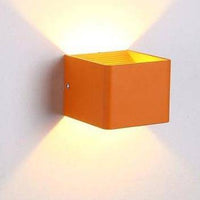 Applique murale LED Cube Coloré | Marco Lucetti Orange