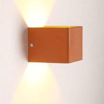 Applique murale LED Cube Coloré | Marco Lucetti Rouge