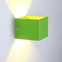 Applique murale LED Cube Coloré | Marco Lucetti Vert