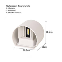 Applique murale LED Cube par Tanbaby. | Marco Lucetti Blanc - Rond / Chaude