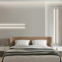 Applique Murale LED Cuboïde Minimaliste en Aluminium avec Télécommande Gradable - Luminex | Marco Lucetti