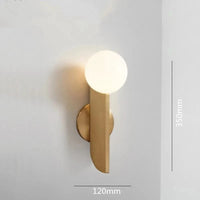 Applique murale LED Cuivre Doré | Marco Lucetti