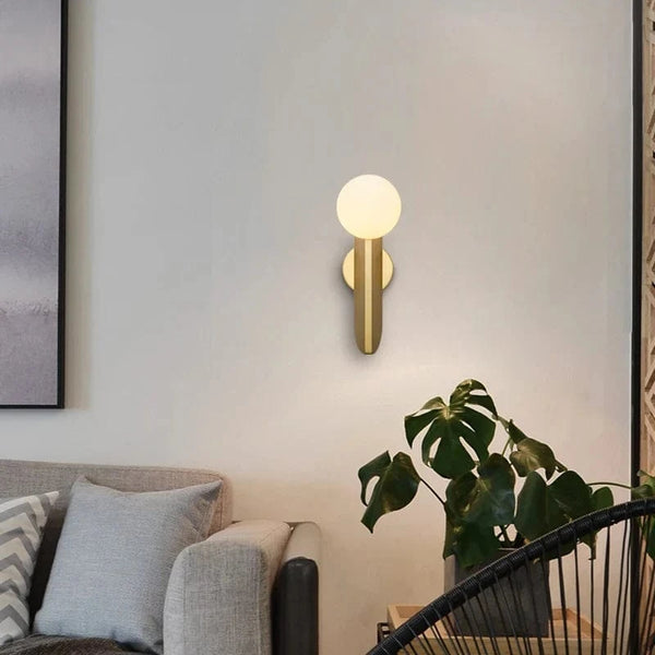 Applique murale LED Cuivre Doré | Marco Lucetti