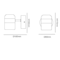 Applique murale LED Cuivre et Formes Arrondies | Marco Lucetti