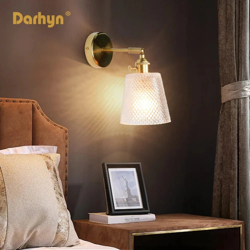 Applique murale LED cuivre pivotante - Idéale pour chambre et étude | Marco Lucetti