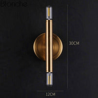 Applique murale LED cuivrée Loft Industriel | Marco Lucetti