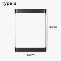 Applique murale LED d'extérieur en plastique/aluminium, étanche IP65 pour porte d'entrée, jardin, patio, terrasse et maison | Marco Lucetti