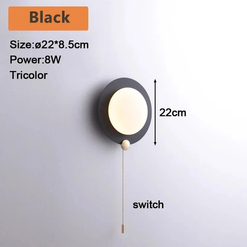 Applique murale LED d'intérieur CreativeSwitch - Nouvelle Lampe | Marco Lucetti Noir