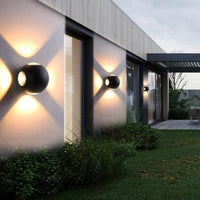 Applique murale LED de jardin étanche - Design 4 côtés | Marco Lucetti