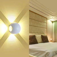 Applique murale LED de jardin étanche - Design 4 côtés | Marco Lucetti